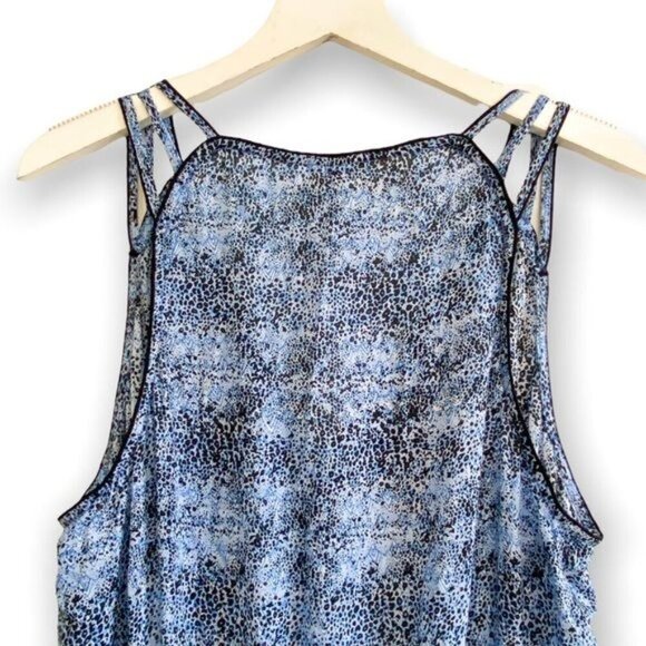 Poupette St. Barth Hana Mini Dress, Size M, Blue print, NWT - Picture 6 of 15